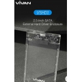 Case Hardisk 2,5'' Vivan USB 3.0 Transparant VSHD1